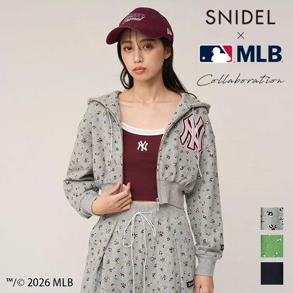 スナイデル SNIDEL トップス 26春夏 【MLB】Sustainableワンポイントフーディー...