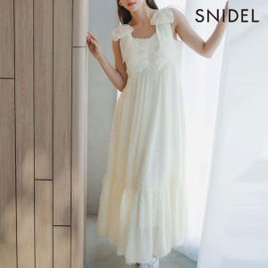 SALE30%OFF スナイデル SNIDEL ワンピース 25春夏 リボンティアード