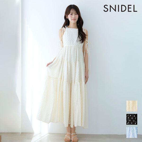 スナイデル SNIDEL ワンピース 26春夏 ドビードットティアードワンピース 5月中旬〜6月上旬...