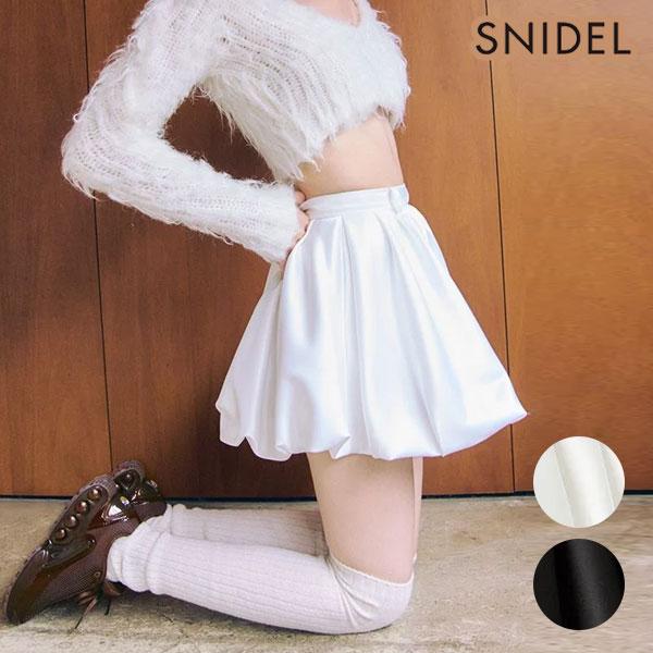 新作10%OFF スナイデル SNIDEL ボトムス 25春夏 バルーンミニスコート ミニ丈 スカー...