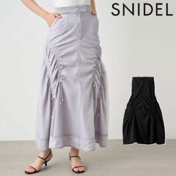 SALE60%OFF スナイデル SNIDEL ボトムス Sustainableオーガンジーフレアス...