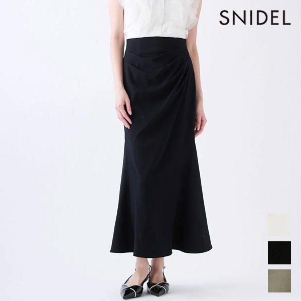 新作10%OFF スナイデル SNIDEL ボトムス 26春夏 Sustainableドレープマーメ...