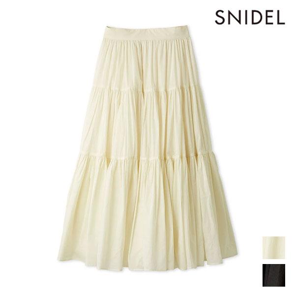 スナイデル SNIDEL ボトムス 26春夏 ボリュームフレアスカート 3月上旬〜下旬予約 ロング丈...