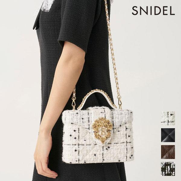 スナイデル SNIDEL バッグ 26秋冬 エンブレムバニティバッグ 9月上旬〜下旬予約 ミニショル...