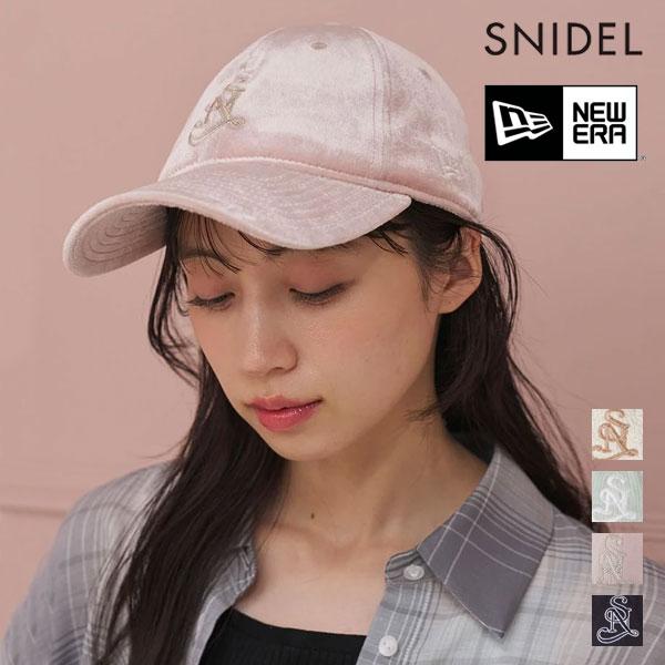 スナイデル SNIDEL 帽子 【SNIDEL|NEW ERA】SNロゴCAP ダブルロゴCAP キ...
