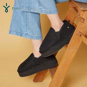 SALE エミュオーストラリア EMU Australia 2023秋冬 Stinger Reef Flatform 靴 シューズ ムートンブーツ ショート丈 w13085｜select shop DOUBLE HEART