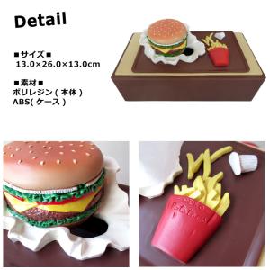 ティッシュケース ハンバーガー ポテト ジャン...の詳細画像1