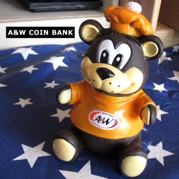貯金箱 コインバンク A&amp;W ルーティ プレゼント 人形 フィギュア レトロ インテリア ディスプレ...