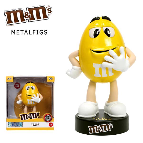 M&amp;M's フィギュア イエロー METALFIGS JadaToys 公式ライセンス ジャダトイズ...
