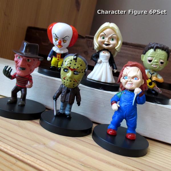 フィギュア 6体セット ホラー 映画 キャラクター ミニサイズ アメリカン雑貨 プレゼント 景品 賞...