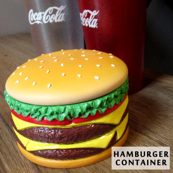 ハンバーガー コンテナ 小物入れ 収納ケース プチコンテナ ディスプレイ インテリア ジャンクフード...