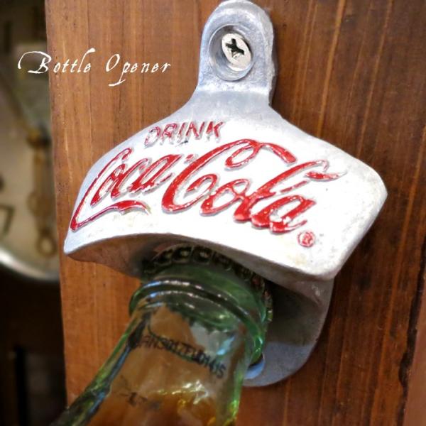 コカコーラ 栓抜き ボトルオープナー コーラグッズ アンティーク風 レトロ ディスプレイ バー カフ...