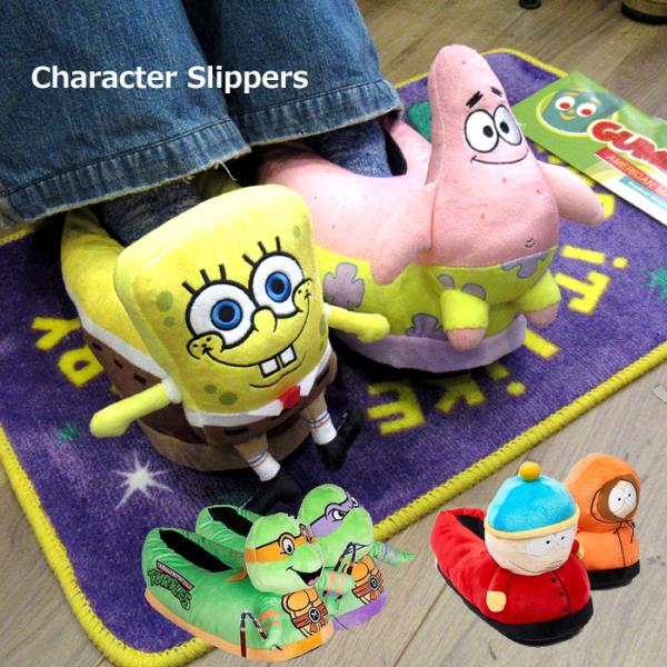 スリッパ ODDSOX ルームシューズ 滑り止め 約23cm〜26cm ふかふか スポンジボブ ター...