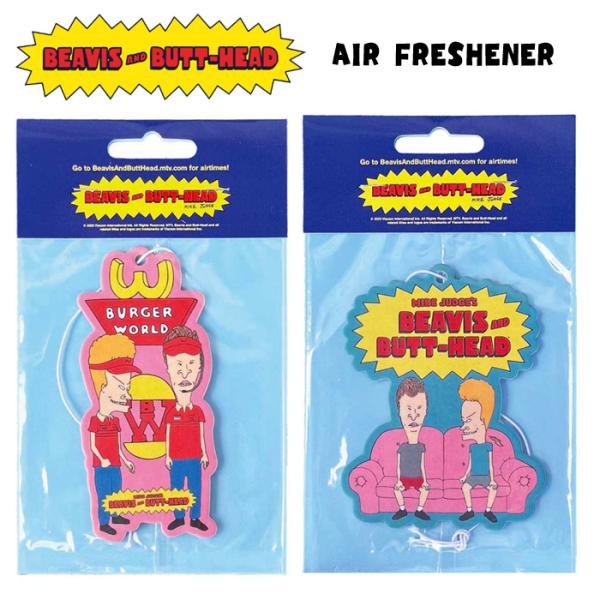 エアフレッシュナー 車 芳香剤 部屋 ビーバスアンドバットヘッド 吊り下げ いい匂い トイレ おしゃ...