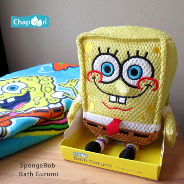 バスぐるみ バストイ お風呂グッズ スポンジボブ グッズ chapoon ボディスポンジ 赤ちゃん ...