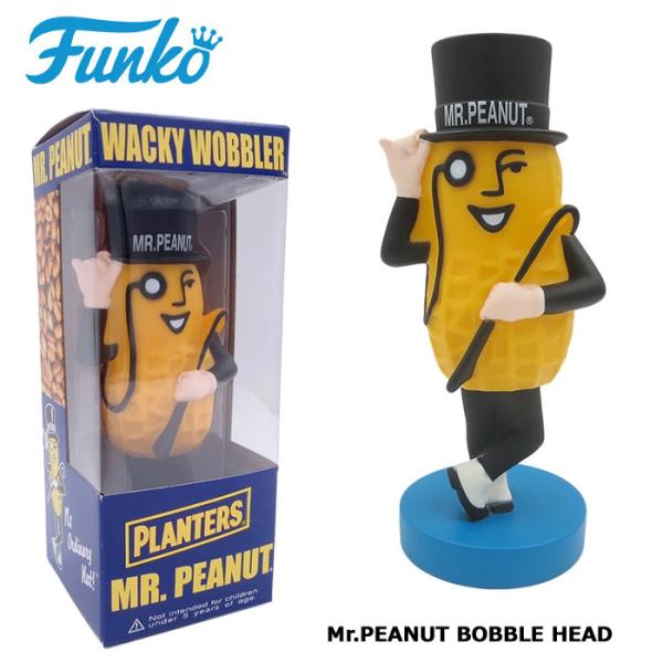 FUNKO ボビングヘッド Mr.PEANUT BOBBLE HEAD 首振り人形 WACKY WO...