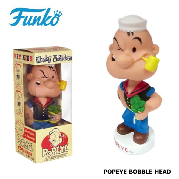 FUNKO ボビングヘッド ポパイ BOBBLE HEAD 首振り人形 WACKY WOBBLER ...