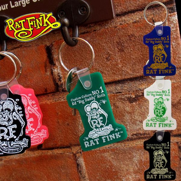 ラットフィンク キーホルダー キーリング 鍵 車 バイク おしゃれ アメキャラ グッズ ファッション...