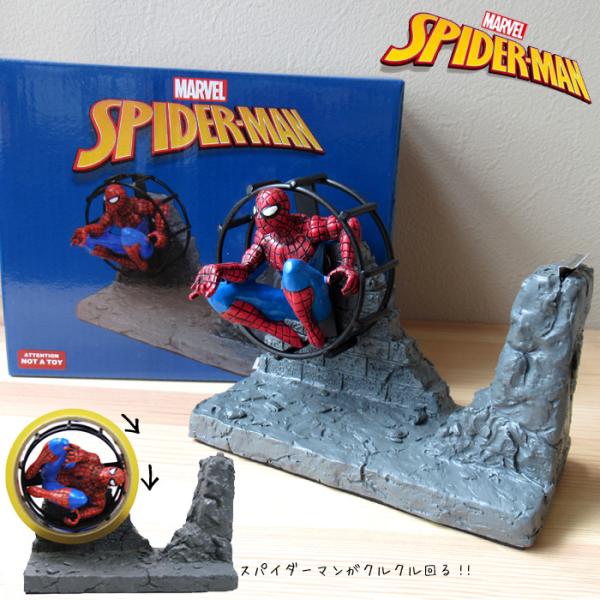 スパイダーマン セロテープ台 テープディスペンサー MARVEL フィギュア 卓上 アメコミ キャラ...