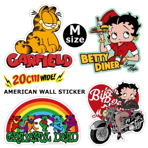 ステッカー シール ウォールステッカー デコ 耐水 耐光 屋外OK ダイカット アメキャラ ベティち...