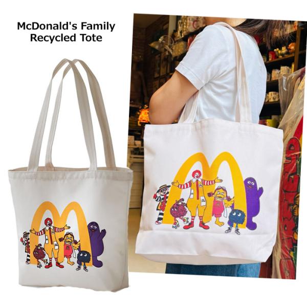 トートバッグ マクドナルド オフィシャルグッズ かばん サブバッグ 通勤 通学 プレゼント アメリカ...