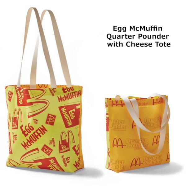 マクドナルド オフィシャルグッズ トートバッグ かばん エッグマックマフィン サブバッグ 通勤 通学...