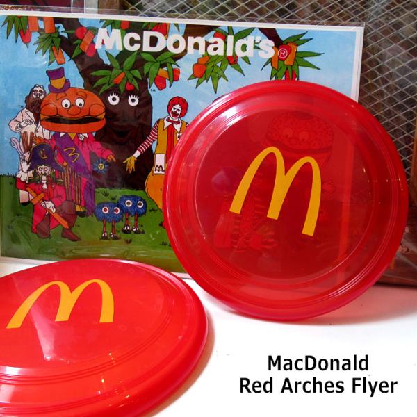 マクドナルド オフィシャルグッズ フリスビー フライングディスク プラスチック 遊び道具 グッズ M...