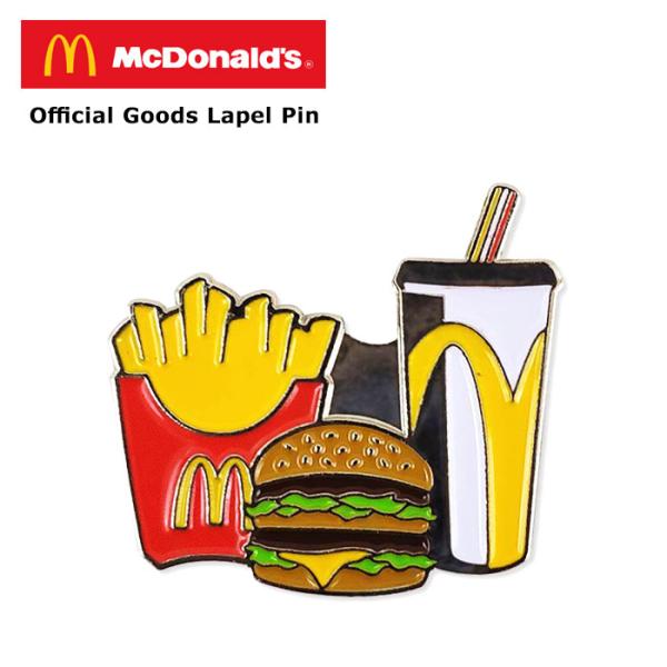マクドナルド オフィシャルグッズ ピン セット コンボ ピンバッジ マックピン マクドナルドグッズ ...