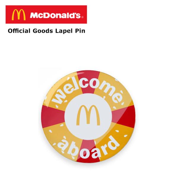 マクドナルド オフィシャルグッズ ピン welcome ピンバッジ マックピン マクドナルドグッズ ...