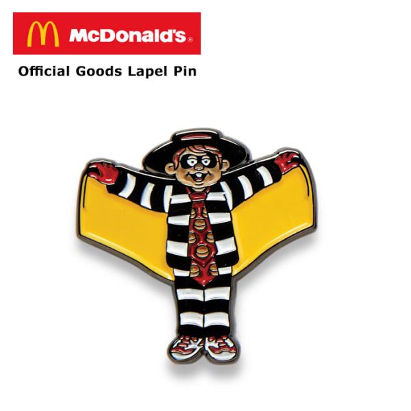マクドナルド オフィシャルグッズ ピン ハンバーグラー キャラ ピンバッジ マックピン マクドナルド...