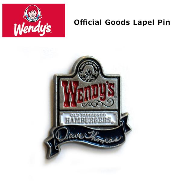 Wendy's オフィシャルグッズ ピン ラペルピン ピンバッジ プレゼント コレクション アメリカ...