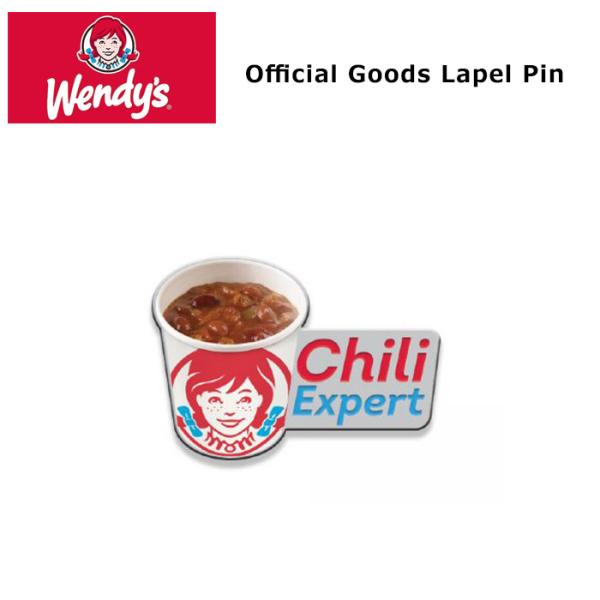 Wendy's オフィシャルグッズ ピン チリエキスパート ラペルピン ピンバッジ プレゼント コレ...