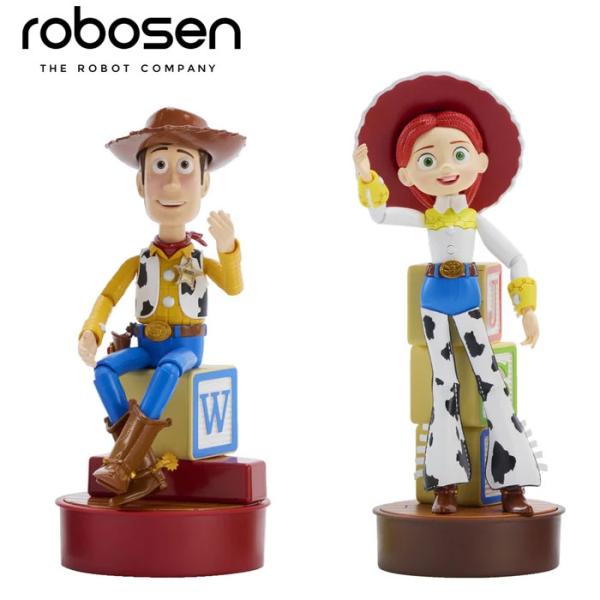 アメリカ直輸入 ROBOSEN ウッディ&amp;ジェシー トイストーリー ミニロボット インテリア プレゼ...