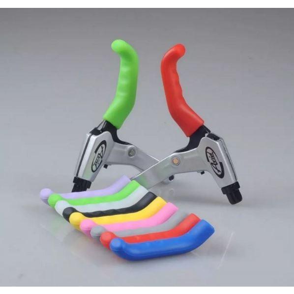 ブレーキレバーカバー　手指の疲労軽減　滑り止め　サイクリング　自転車　シリコン製　保護カバー　左右セ...