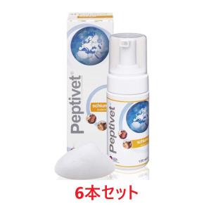 【６本セット】【ペプチベット フォームソリューション 100mL ×６本】【犬猫用】【キリカン洋行】｜doubutsunotame