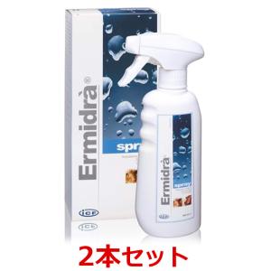 【２本セット】【エルミドラ スプレー 300mL ×２本】【犬猫用】【皮膚】【キリカン洋行】(エルミドラスプレー)｜doubutsunotame