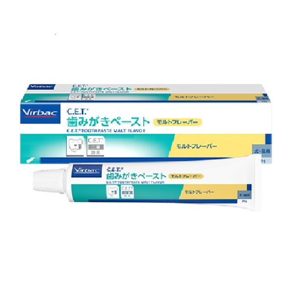 【あすつく】【C.E.T 歯みがきペースト　モルトフレーバー　70g×1本】犬猫用【ビルバック】【C...