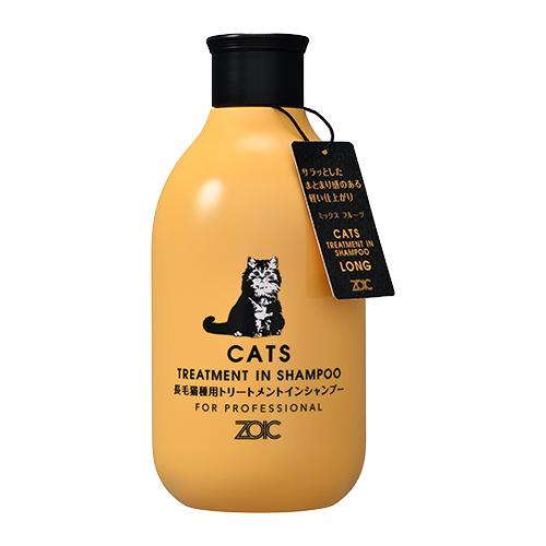 【ゾイックN キャッツ トリートメントインシャンプー ロング 300mL ×１本】【ZOIC】【猫】...