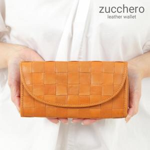 財布 レディース 長財布 本革 ブランド ズッケロ レザー かぶせ 編み込み メッシュ 大容量 カード入れ 小銭入れ L字ファスナー 使いやすい 軽い 軽量 おしゃれ