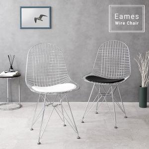 イームズ チェア ワイヤーチェア リプロダクト メッシュチェア おしゃれ 北欧 椅子 スリム シンプル Eames 白 黒 ホワイト ブラック オフィス 事務所 店｜douce-store