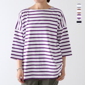 【21SSコレクション】Le minor〔ルミノア〕LM20G119MARINIERE AMI/ビッグシルエットハーフスリーブカットソー【☆】