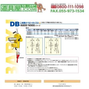 TKK 二本掛けベビーホイスト 400KG 1...の詳細画像1