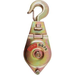 スリーエッチ　ベアリング無シンプルスナッチ一車フック　車径75mm