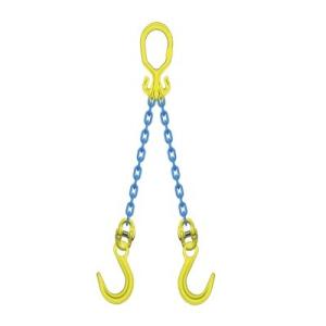 マーテック　二本吊りセット　長さ調整機能付き　使用荷重3.4t　MG2-OKE8