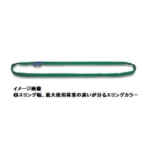 キトー　ラウンドスリング　エンドレス形　緑色　使用荷重2.0T　全長2.0m