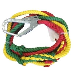 三色介錯ロープ　逆サツマ加工　線径12MM　長さ5M