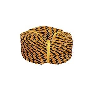 【在庫処分】TRUSCO(トラスコ) 標識ロープ 黄/黒 10mm×200m 3 TRUSCO 標識ロープ 3つ打 10mm×200m巻 黄/黒 | ヨドヤ【公式】レール