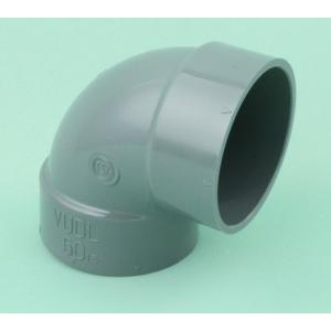 東栄管機　VU継手　VU90°エルボ　VU-DL　50