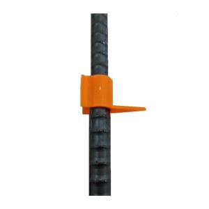 鉄筋用レベルプレート　D13用　オレンジ　100個入