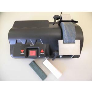 電動式　水砥ぎ機　水を使うから焼き戻しを押さえる！低速回転で初めてでも安心　アルファ工業　E-5200SAT　見本品のため